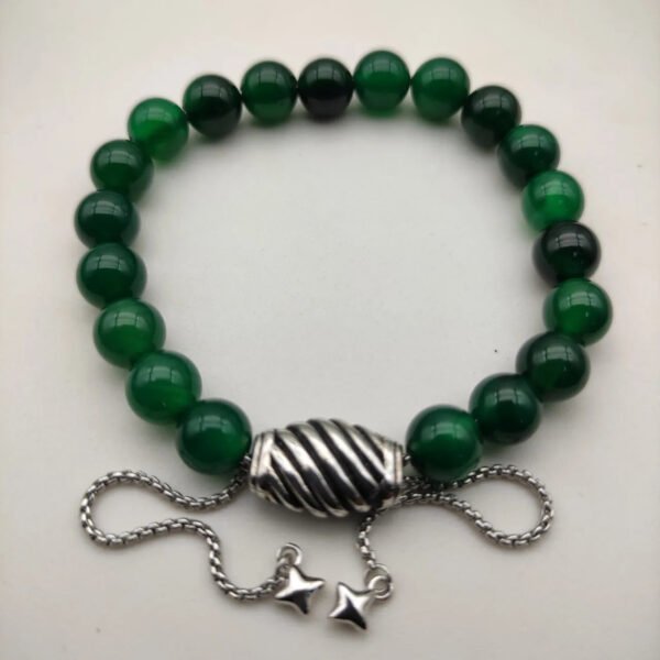 8MM Stretch Rock Crystal Bracelet