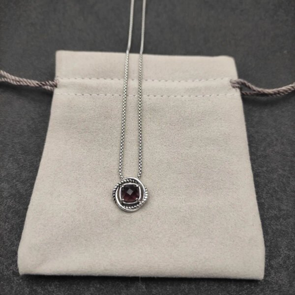 Petite Chatelaine&reg; Necklace Sterling Silver with Amethyst, 10mm