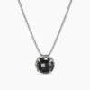 Petite Chatelaine&reg; Necklace Sterling Silver with Black Onyx, 10mm