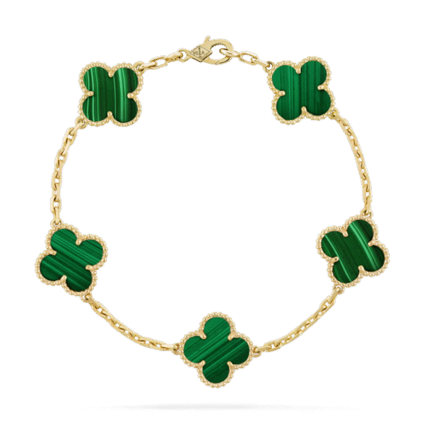 Vintage Alhambra bracelet, 5 motifs