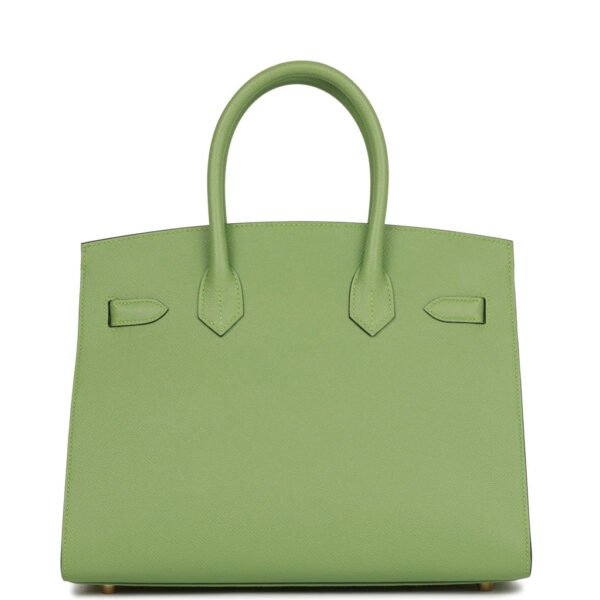 52765B1D-7300-4965-C2B0-40B4DFE2BA0E.jpg Birkin 35 Vert Criquet Epsom with Palladium Hardware