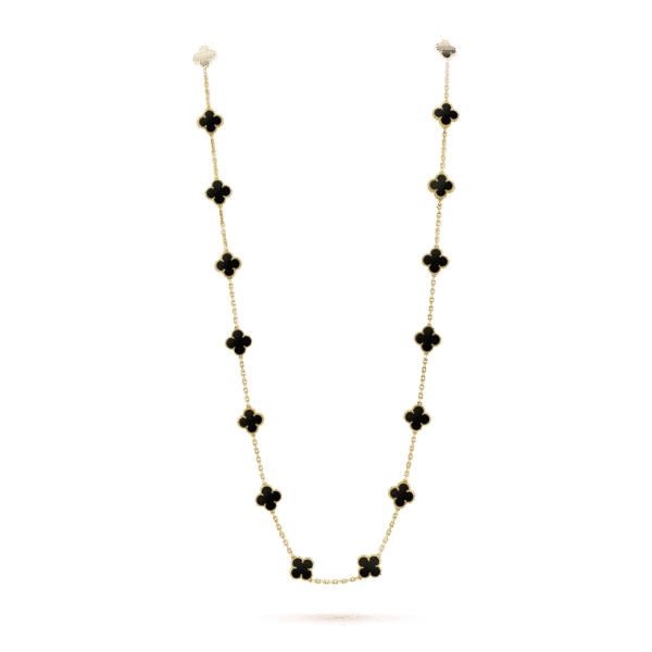 Vintage Alhambra long necklace, 20 motifs