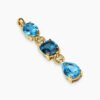 543F3805-04F8-A82B-B37B-A770600FCC1B.jpg Marbella Y Pendant 18K Yellow Gold with Blue Topaz and Hampton Blue Topaz, 57.8mm