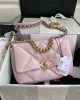 544F3305-5920-AD4B-EBD9-A3C1898F5779.jpg Chanel 19 Handbag AS1160 Pink