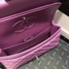 Chanel 1112 Purple Medium Size 2.55 Lambskin Leather Flap Bag