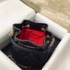 551CC211-CFE3-C836-3297-29D0F00120E6.jpg Chanel Classic Bucket Bag Gold Toned Hardware Black For Women 7.8in/20cm