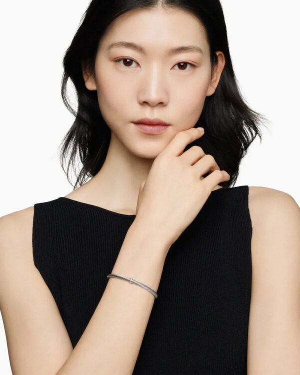 55306DD3-A88A-A792-9F6A-0E16BA401C2E.jpg Classic Cable Station Bracelet Sterling Silver with Diamonds, 4mm