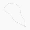 Petite Solari Pendant Necklace 18K White Gold with Pearl and Diamonds, 11.5mm