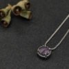 56E8E493-DD45-7F0C-E01F-2ACEDFC027EA.jpg Petite Chatelaine® Necklace Sterling Silver with Amethyst, 10mm