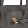 Birkin 35 Handbag Grey Togo with Gold Hardware