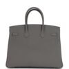 Birkin 35 Handbag Grey Togo with Gold Hardware
