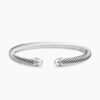 58D64921-DD59-CEF7-7731-093B5656386B.jpg Classic Cable Bracelet Sterling Silver with Diamonds, 5mm