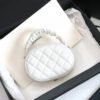 Chanel Vanity Case Shiny Gold White Bag For Women 9.5cm/3.7in