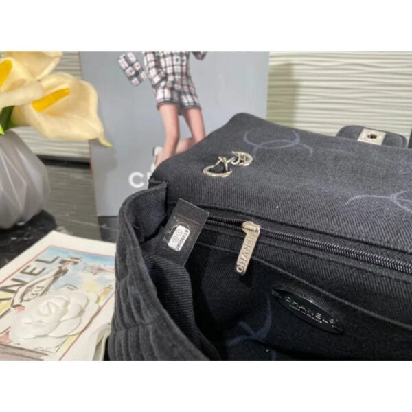 Chanel Denim Class-Flap Medium Bag As2071