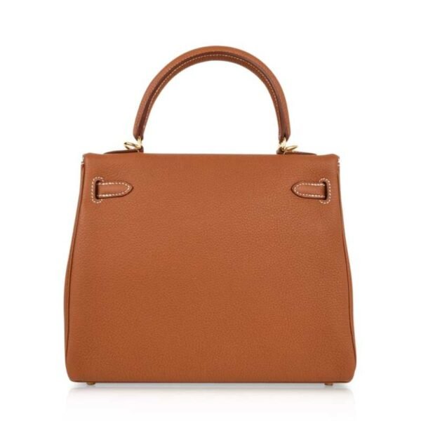 Kelly 25 Retourne Bag Coveted Gold Togo Gold Hardware