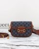 Gucci Horsebit 1955 Demin Mini Shoulder Bag