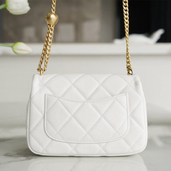 5CE8D6E0-4869-A0CA-9AB9-2CF32475087F.jpg Chanel Love Gold Ball Chain Shoulder Bag