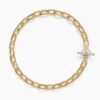 DY Madison&reg; Toggle Chain Necklace 18K Yellow Gold with Diamonds, 11mm