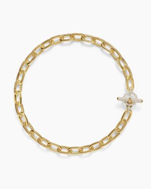 5D3D22B6-81C1-E58A-F07B-C6948975D4A3.jpg DY Madison® Toggle Chain Necklace 18K Yellow Gold with Diamonds, 11mm