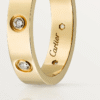 LOVE WEDDING BAND, 8 DIAMONDS