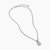 5EBFC3EF-3A41-A85D-2875-C855E61B1112.jpg Petite Albion® Pendant Necklace Sterling Silver with White Topaz and Diamonds, 7mm