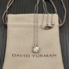 5EF97920-DFBC-199C-3CE3-407F1F08AC52.jpg Cable Wrap Necklace Sterling Silver with Clear Quartz and Diamonds, 12.5mm