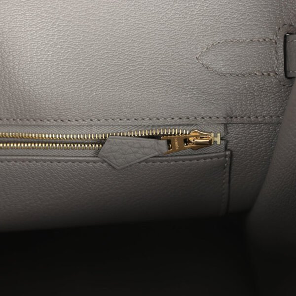 Birkin 30 Handbag Grey Togo with Gold Hardware