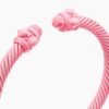 Renaissance&reg; Classic Cable Bracelet Pink Aluminum, 5mm