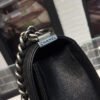 Chanel Boy Handbag Silver Hardware Black For Women, Women&rsquo;s Handbags, Shoulder And Crossbody Bags 9.8in/25cm A67086