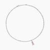 61535BAF-0C23-F047-DC99-669ED8016169.jpg Cable Collectibles® Ribbon Necklace Sterling Silver with Pink Enamel, 24.4mm