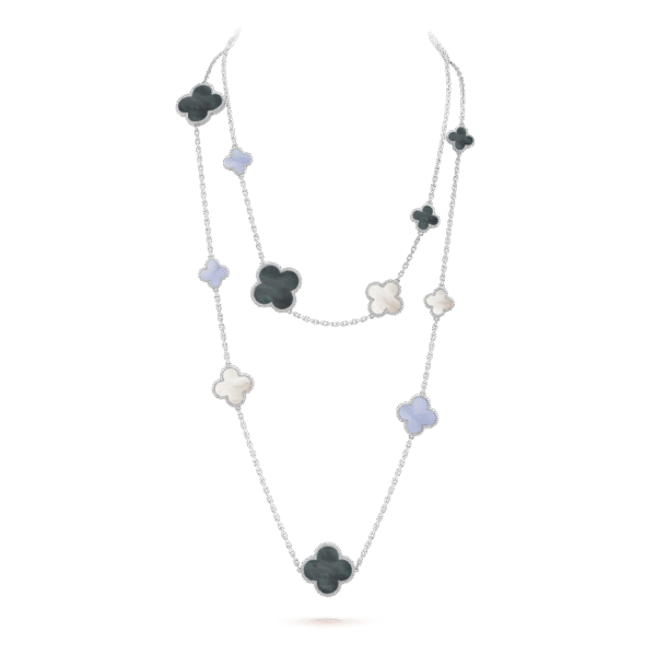 Magic Alhambra long necklace, 16 motifs