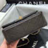 Chanel Classic Flap Bag Gold Toned Hardware Black For Women, Women&rsquo;s Bags, Shoulder And Crossbody Bags 7.8in/20cm A01116
