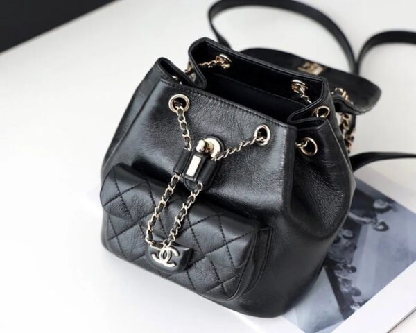 62920640-E2D3-1468-3026-EC30E827916C.jpg Chanel Backpack Black For Women 7 in/18cm