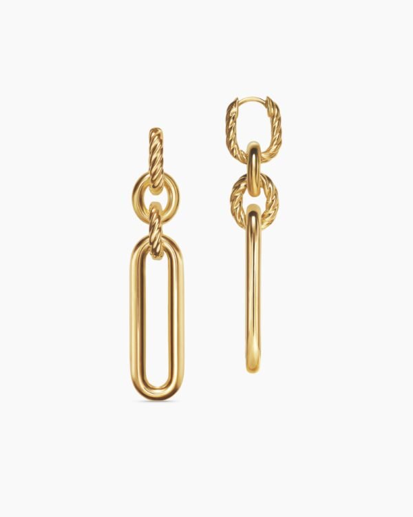 62E605E1-BBC1-562A-DBE2-2E133CFBA02B.jpg Lexington Double Link Drop Earrings 18K Yellow Gold, 53mm
