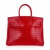 641D1579-A15C-5960-7545-E6E61CCA247B.jpg Birkin 35 Bag Braise Porosus Crocodile with Gold Hardware