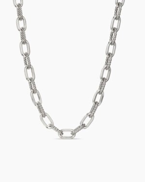 654801EF-EF5E-7489-E44B-7EC696914987.jpg DY Madison Chain Necklace Sterling Silver, 11mm