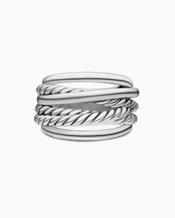 Crossover Ring Sterling Silver - 6