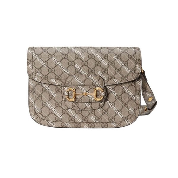 Gucci x Balenciaga Horsebit 1955 Small Shoulder Bag