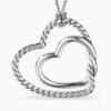 Continuance&reg; Heart Necklace Sterling Silver, 38mm
