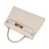 Kelly 28 Sellier Bag Craie Epsom Leather Gold Hardware