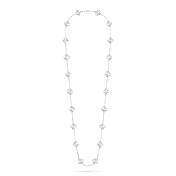 Vintage Alhambra long necklace, 20 motifs