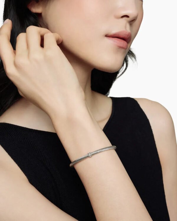 6989AB58-B5CA-EFE3-241F-5AAAC0F9B25D.jpg Classic Cable Station Bracelet Sterling Silver with Diamonds, 4mm