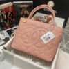 Chanel Medallion Tote Gold Hardware Caviar Pink For Women, Women&rsquo;s Handbags, Shoulder Bags 15.6in/32cm