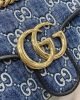 Gucci marmont 26 cm blue denim
