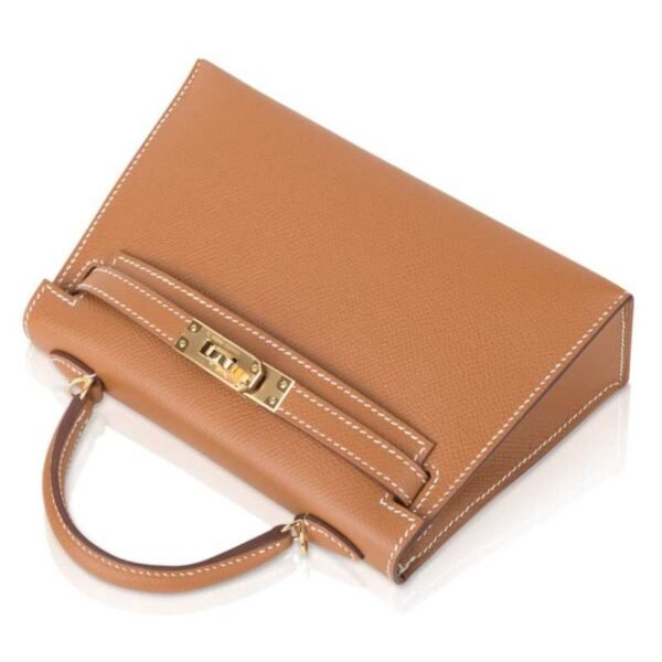 6B2711DE-2075-9B1F-B89D-9CE744AD49A5.jpg Mini Kelly 20 Bag Sellier Gold Epsom with Gold Hardware