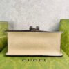 Gucci Dionysus Canvas Top Handle Beige And White Canvas 24x16cm