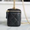 Chanel Small Gold Ball Makeup Bag