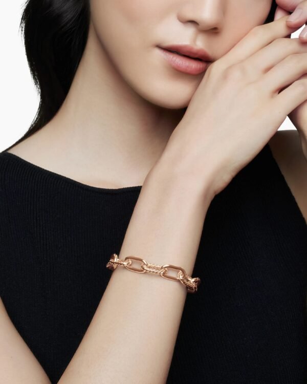 DY Madison&reg; Chain Bracelet 18K Rose Gold