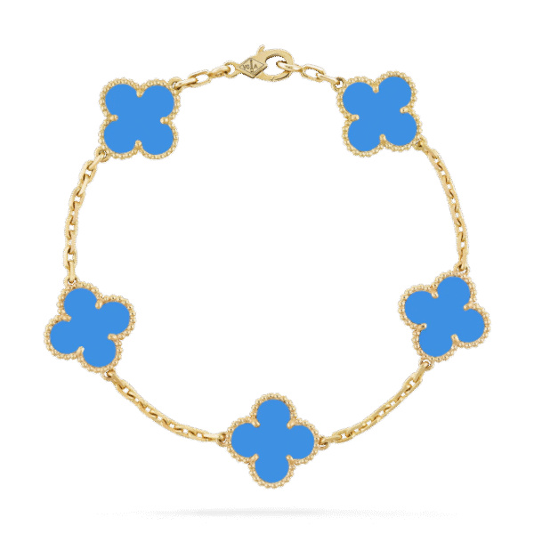 Vintage Alhambra bracelet, 5 motifs