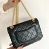 71095579-A4AE-0343-2136-3F04F099A3CE.jpg Chanel Mini 2.55 Handbag Black For Women Gold Toned Hardware 7.8in/20cm AS0874 Y04634 94305